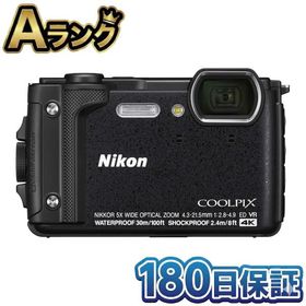 【整備済み品】 Nikon COOLPIX W300 BK ブラック デジタルカメラ クールピクス 防水 耐衝撃 防塵 コンデジ ニコン 180日保証