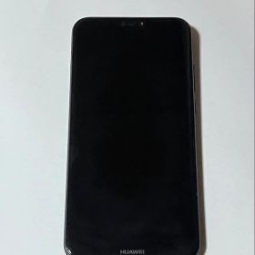 本体 HUAWEI P20lite ハーウェイ ブラック スマホ 初期化済み 黒