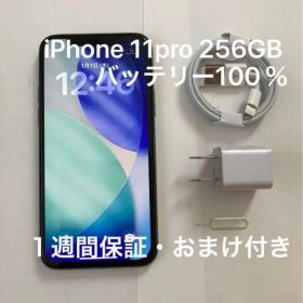iPhone11 PRO スペースグレイ 256GB バッテリー100％