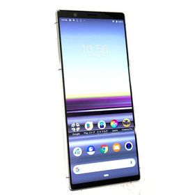 中古 SONY Xperia5 64GB グレー 901SO SoftBank ※ドット抜けあります