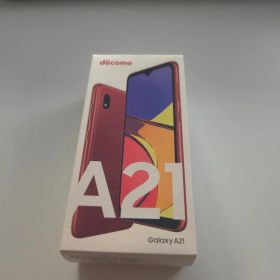 新品未使用 docomo Galaxy A21 アンドロイド シムフリー レッド