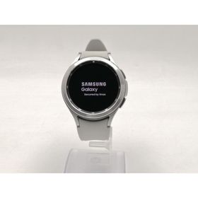 【中古】SAMSUNG Galaxy Watch4 Classic 46mm SM-R890NZSAXJP シルバー【ECセンター】保証期間１ヶ月【ランクC】