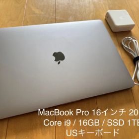 MacBook Pro 16インチ 2019 i9 メモリ16GB 1TB