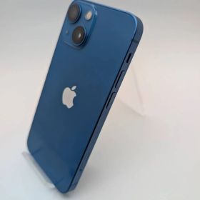 iPhone13mini 128GB SIMフリー バッテリー100% 保証付き 本体 中古 ブルー やや傷や汚れあり