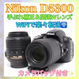 ❤️初心者から上級者まで❤️Nikon D5300❤️一眼レフカメラ❤️WiFiで転送❤️