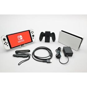[中古][WEB限定価格 8/15まで]Nintendo Switch (有機ELモデル) ホワイト HEG-S-KAAAA