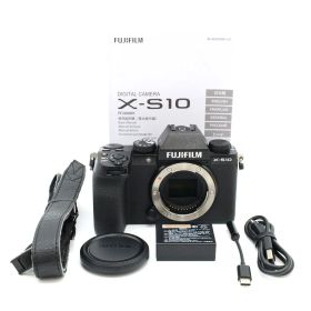 シャッター回数15,682回！FUJIFILM X-S10 ブラック デジカメ 動作確認済み 富士フイルム ミラーレス一眼 #89003