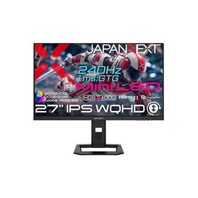 JAPANNEXT ゲーミング液晶ディスプレイ ブラック 27型 JN-IPSM27G240Q-HSP 1点