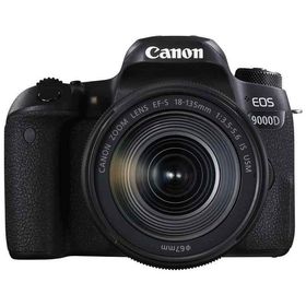 【中古】Canon デジタル一眼レフカメラ EOS 9000D レンズキット EF-S18-135mm F3.5-5.6 IS USM 付属 EOS9