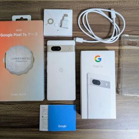 Google Pixel 7a 128GB 本体 ホワイト ケース付