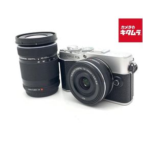 【中古】 【並品】 オリンパス PEN E-P7 EZ ダブルズームキット シルバー