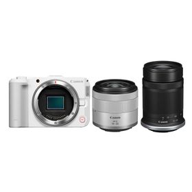 CANON キヤノン EOS R50 V(ホワイト)ダブルズームキット ミラーレスカメラ 6896C009
