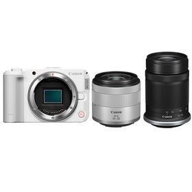 Canon 6896C009 ミラーレスカメラ EOS R50 V (ホワイト)・ダブルズームキット
