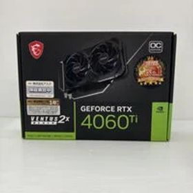 中古 MSI GeForce RTX 4060 Ti VENTUS 2X BLACK 8G OC (RTX4060Ti 8GB) 158559 状態： B:良品