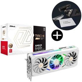 ASRock RX9070XT TCW 16GO ホワイト Radeon RX 9070XT Taichi White 16G OC グラフィックボード + オリジナルマウスパッド セット