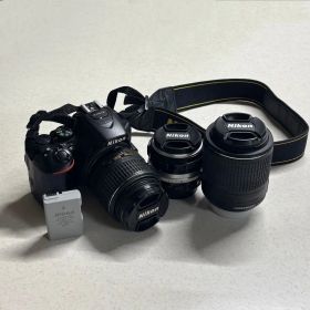Nikon D5500デジタル一眼レフカメラ ダブルレンズセット ➕レンズ1