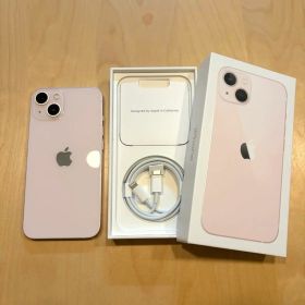 iPhone 13 ピンク 128GB SIMフリー バッテリー77% 動作良好