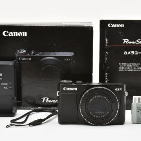 ★動作品★ キヤノン CANON PowerShot G9X ブラック コンパクトデジタルカメラ OB4438 #498
