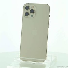 〔中古〕Apple(アップル) iPhone12 Pro Max 256GB ゴールド MGD13J／A SIMフリー〔258-ud〕