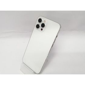 【中古】Apple au 【SIMロック解除済み】 iPhone 12 Pro Max 256GB シルバー MGD03J/A【川越クレアモール】保証期間１ヶ月【ランクC】