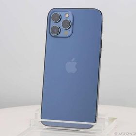 〔中古〕Apple(アップル) iPhone12 Pro Max 128GB パシフィックブルー MGCX3J／A SIMフリー〔247-ud〕