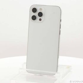 〔中古〕Apple(アップル) iPhone12 Pro Max 128GB シルバー MGCV3J／A SIMフリー〔269-ud〕