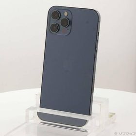 〔中古〕Apple(アップル) iPhone12 Pro Max 128GB パシフィックブルー MGCX3J／A SIMフリー〔198-ud〕