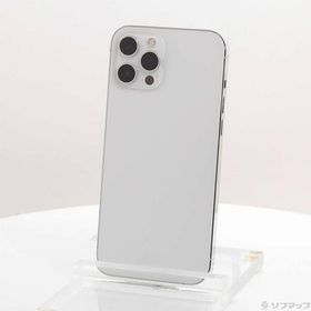 〔中古〕Apple(アップル) iPhone12 Pro Max 128GB シルバー MGCV3J／A SIMフリー〔269-ud〕