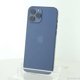 〔中古〕Apple(アップル) iPhone12 Pro Max 128GB パシフィックブルー MGCX3J／A SIMフリー〔198-ud〕
