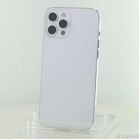 〔中古〕Apple(アップル) iPhone12 Pro Max 128GB シルバー MGCV3J／A SIMフリー〔198-ud〕