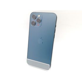 【中古】Apple au 【SIMロック解除済み】 iPhone 12 Pro Max 128GB パシフィックブルー MGCX3J/A【熊本】保証期間１ヶ月【ランクC】