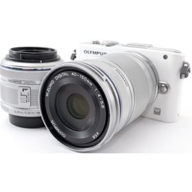 オリンパス ミラーレス OLYMPUS PEN Lite E-PL3 ダブルズームキット ホワイト 中古 新品SDカード付き 届いてすぐに使える 手振れ補正 動画撮影 長期保証