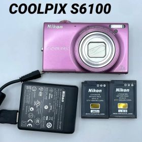 実写美⭕️美品【動作確認済】Nikon COOLPIX S6100 デジカメ