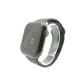 【中古】Apple Watch Series10 46mm GPS ジェットブラックアルミニウムケース/ブラックスポーツバンド (M/L) MWWQ3J/A【津田沼】保証期間１ヶ月【ランクB】