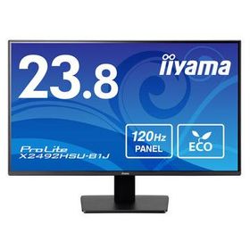 iiyama 液晶ディスプレイ 23.8型/1920×1080/ブラック X2492HSU-B1J