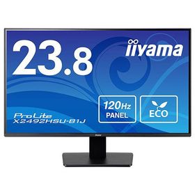 ｉｉｙａｍａ ＰｒｏＬｉｔｅ ２３．８型液晶ディスプレイ ブラック Ｘ２４９２ＨＳＵ−Ｂ１Ｊ １台 （お取寄せ品）