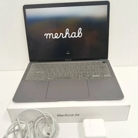 【中古品】 【動作確認済み】 Appleアップル MacBook Air M1 スペースグレイ 8GB 256GB パソコンPC ノートパソコン マックブック 本体 箱付き 現状品
