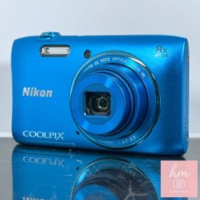 Nikon COOLPIX S3600 コバルトブルー 2005万画素 光学8倍ズーム 広角25mm ニッコールレンズ ベストフェイスモード コンパクトデジタルカメラ ニコン クールピクス