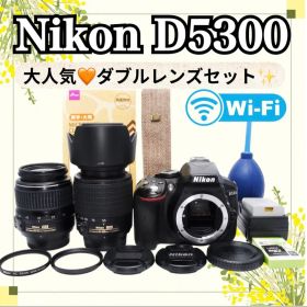 早い者勝ち❣️Nikon D5300✨ダブルズームキット✨初心者✨一眼レフ