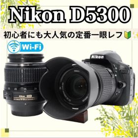 大人気機種❣️Nikon D5300✨ダブルズームキット✨超望遠✨一眼レフ