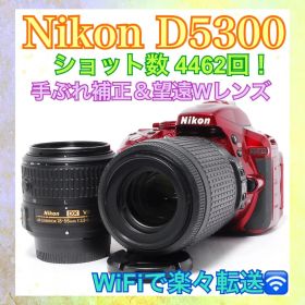 Nikon D5300◆ショット数少なめ◆一眼レフカメラ◆WiFi◆お洒落カラー