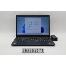 ノートパソコン Lenovo ThinkPad X395 Ryzen 5 Pro 3500U 2.1GHz/8GB/256GB(SSD)/13.3W/FHD(1920x1080)/Win11
