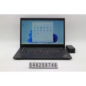 ノートパソコン Lenovo ThinkPad X395 Ryzen 5 Pro 3500U 2.1GHz/8GB/256GB(SSD)/13.3W/FHD(1920x1080)/Win11