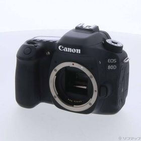 〔中古〕Canon(キヤノン) EOS 80D ボディ ブラック〔262-ud〕