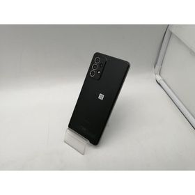 【中古】SAMSUNG docomo 【SIMロック解除済み】 Galaxy A52 5G オーサムブラック 6GB 128GB SC-53B【OSU301】保証期間１ヶ月【ランクC】