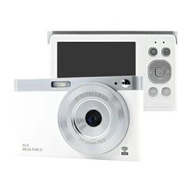 KEIYO AN-DC003WH スノーホワイト スマホと繋がる!WiFiレトロデジタルカメラ 800万画素 ANDC003WH