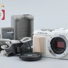 【中古】OLYMPUS オリンパス PEN Lite E-PL7 ホワイト ミラーレス一眼カメラ シャッター回数僅少
