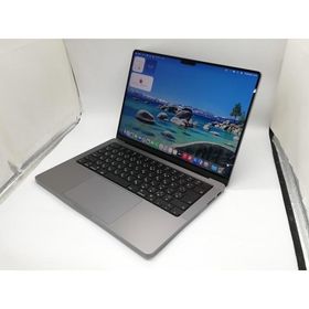 【中古】Apple MacBook Pro 14インチ M3(CPU:8C/GPU:10C) 8GB/512GB スペースグレイ MTL73J/A (14インチ,M3,2023)【福岡天神】保証期間１ヶ月【ランクA】