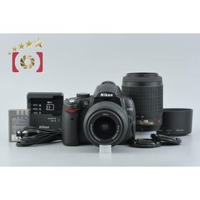 【中古】Nikon ニコン D5000 ダブルズームレンズキット シャッター回数僅少
