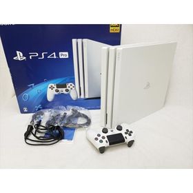 (中古) プレイステーション4 Pro HDD 1TB グレイシャーホワイト /CUH-7200BB02